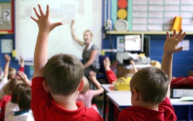 Children at school. Credit: PA