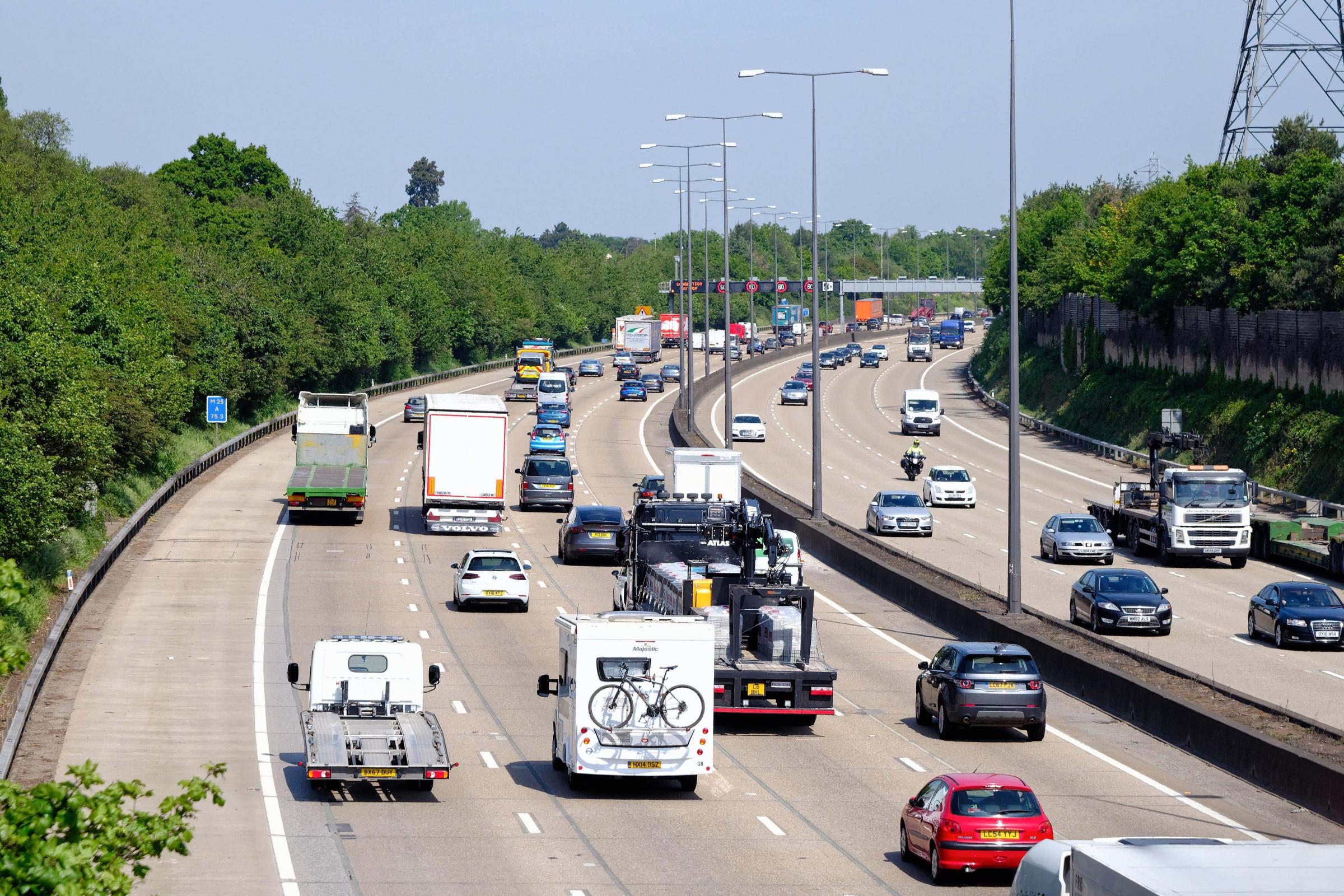 M1 and M25 interchange works among motorway closures set for next fortnight