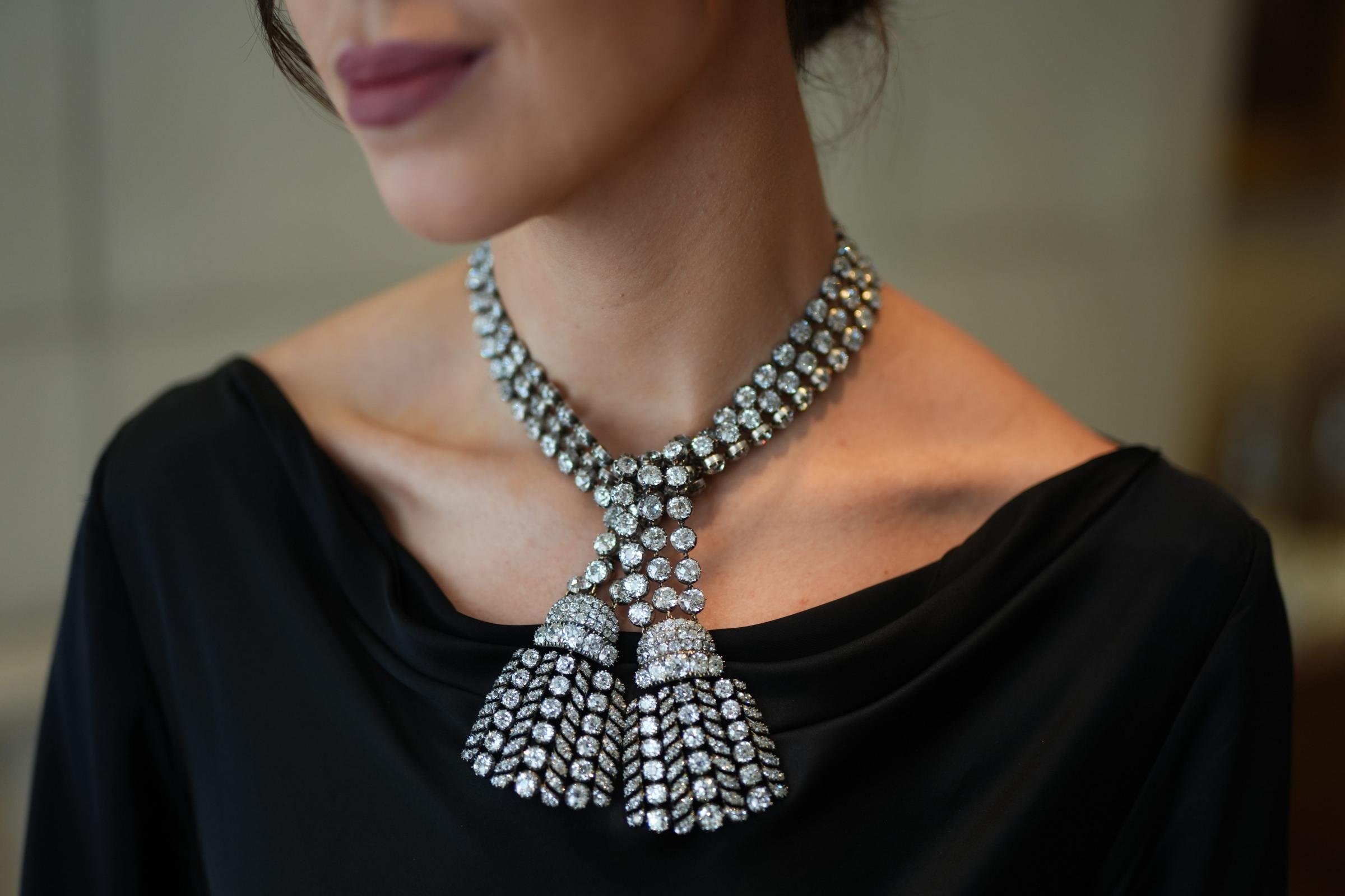 Rare antique diamond necklace expected to fetch more than £1m at auction