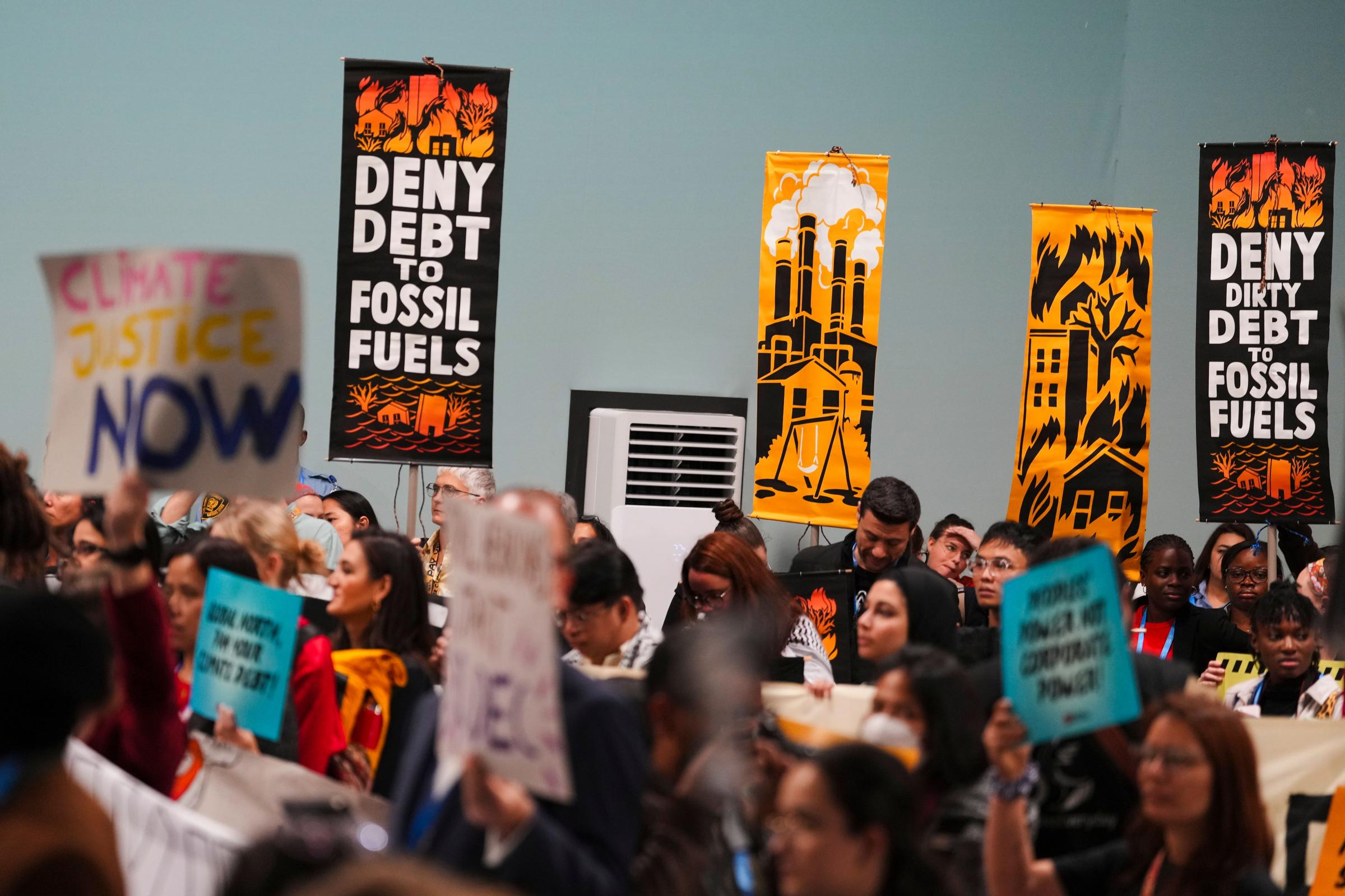 Protesters gather at UN climate talks in global day of action