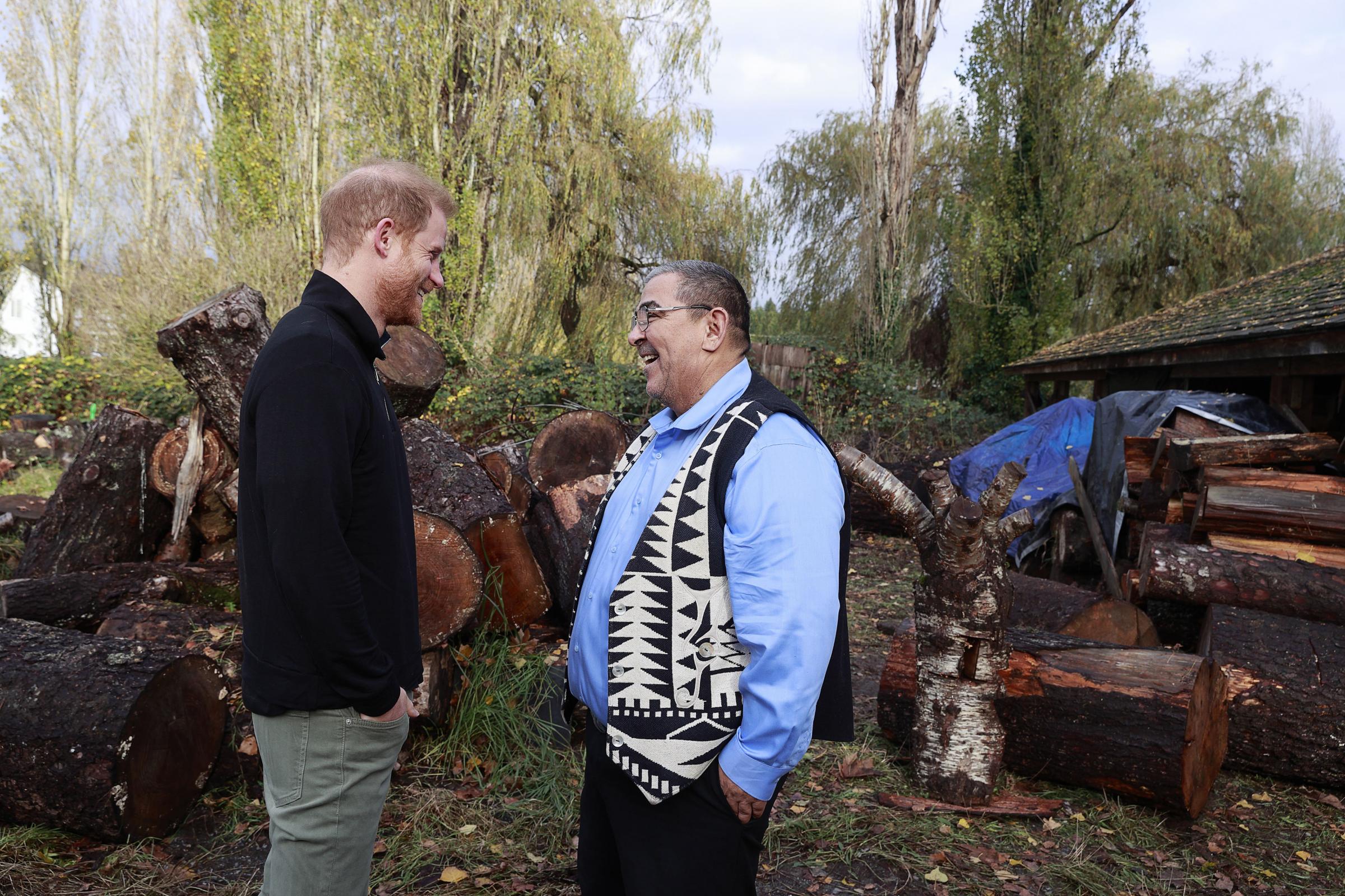 Duke of Sussex visits First Nations chiefs in build-up to Canada Invictus Games